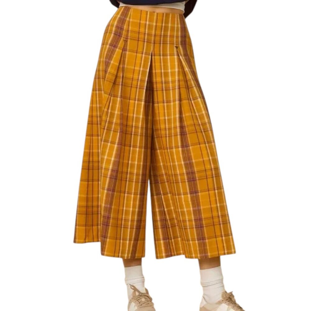 New w Tags, Anthropologie Maeve Kilt Culottes in Size 2